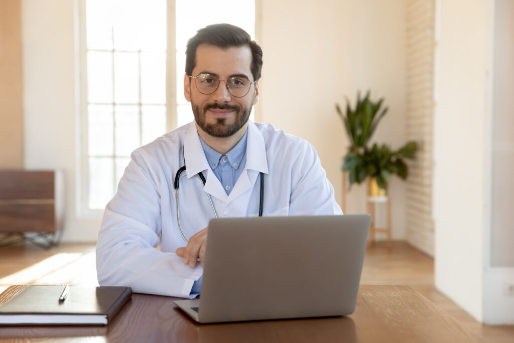 Sleep And Wake Clinic Specialize In Sleep Medicine Psychiatry   SleepWakeDoctorLaptop 1024x683 